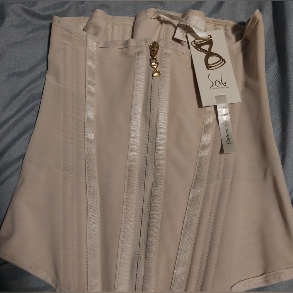 Sol beauty and care extreme waits trainer platinum edition beige size Large